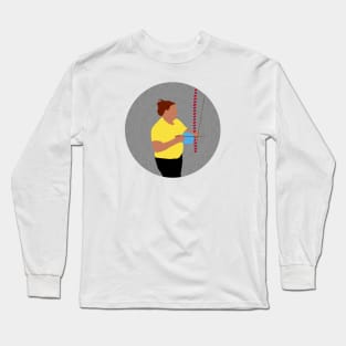 capoeirista playing berimbau Long Sleeve T-Shirt